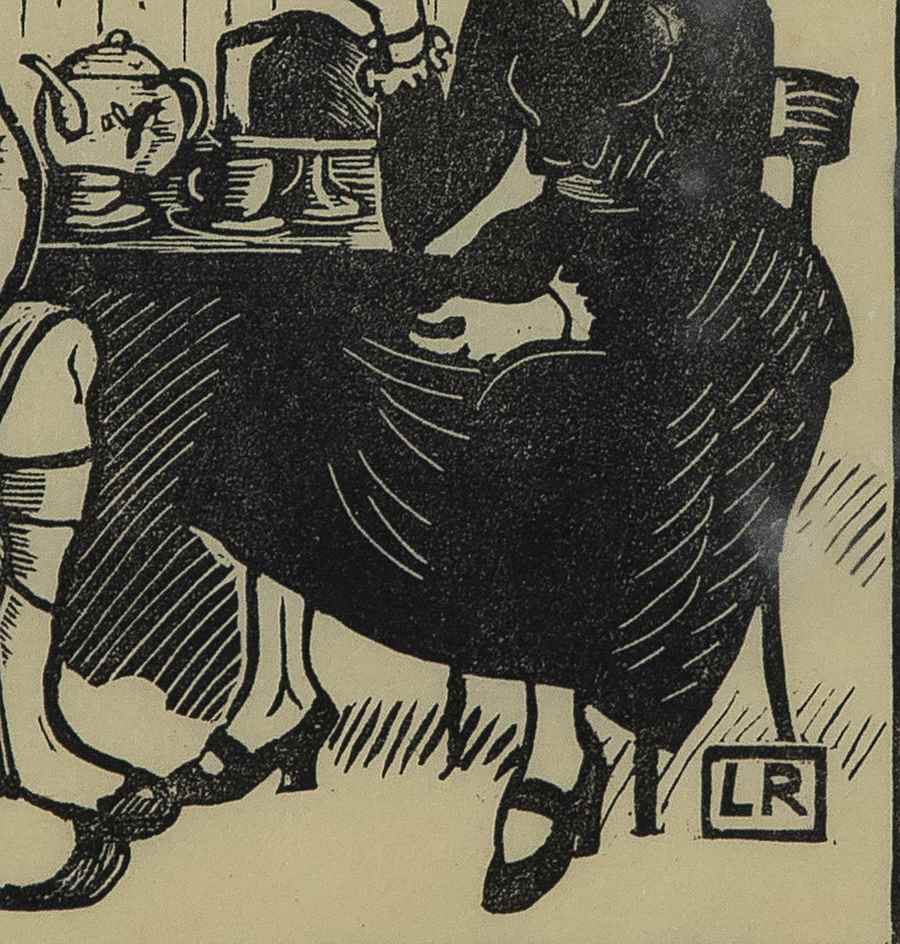 After Tea - Ludovic-Rodo Pissarro (1878 - 1952)