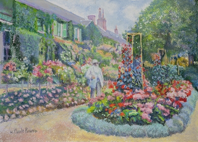 H. Claude Pissarro - Monet à Giverny