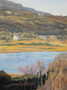 Hugues Pissarro dit Pomié - Le Lac Illion en Décembre à Dungloe, Irlande