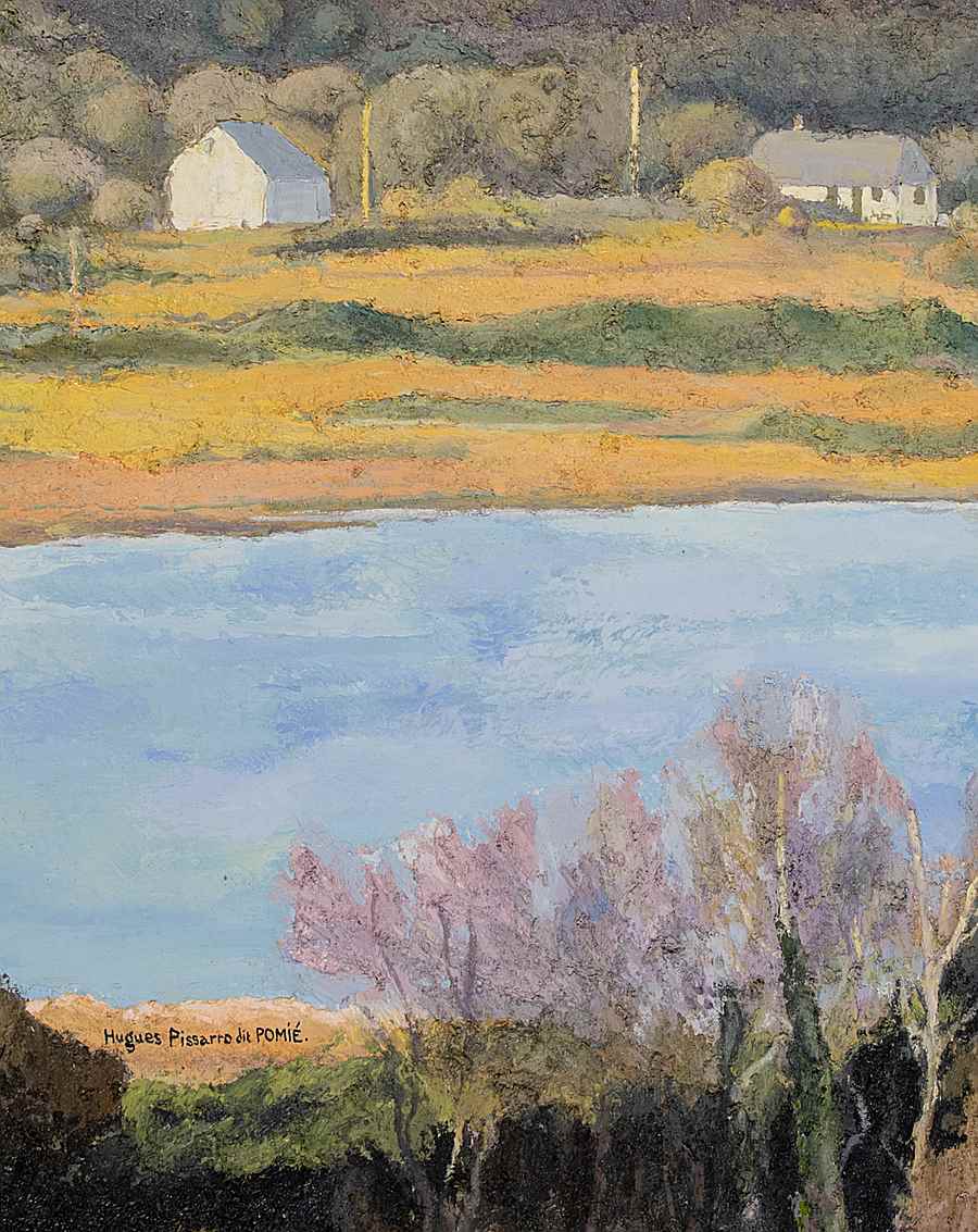 Le Lac Illion en Décembre à Dungloe, Irlande - Hugues Pissarro dit Pomié (b. 1935 - )