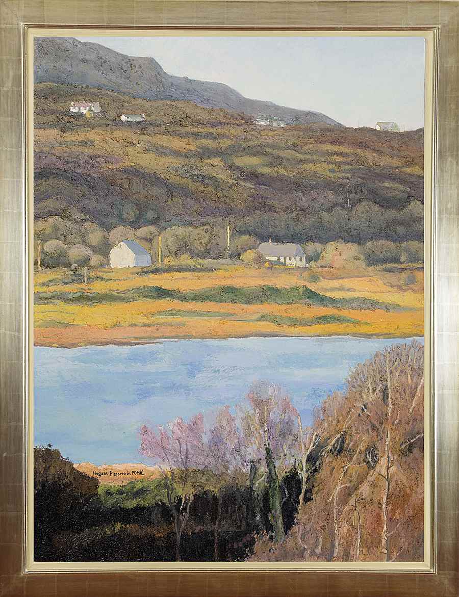 Le Lac Illion en Décembre à Dungloe, Irlande - Hugues Pissarro dit Pomié (b. 1935 - )