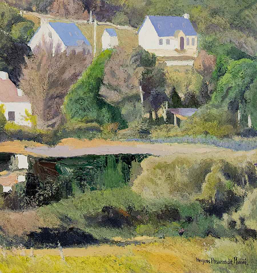 Jo & Jimmy Gallaher Farm and Upper Clendra - Hugues Pissarro dit Pomié (b. 1935 - )