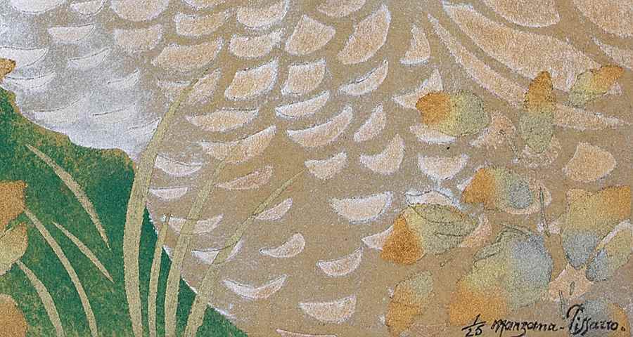 Two Turkeys - Georges Manzana Pissarro (1871 - 1961)