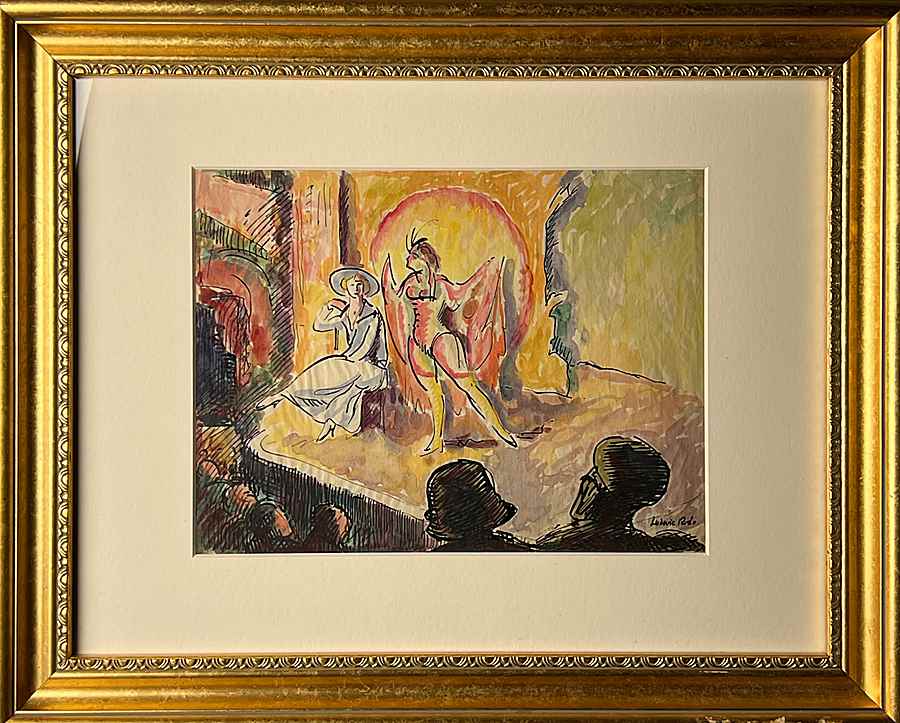 The Cabaret - Ludovic-Rodo Pissarro (1878 - 1952)