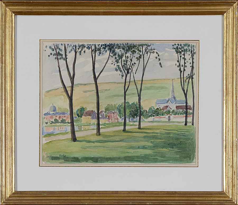 La Seine aux Andelys - Ludovic-Rodo Pissarro (1878 - 1952)