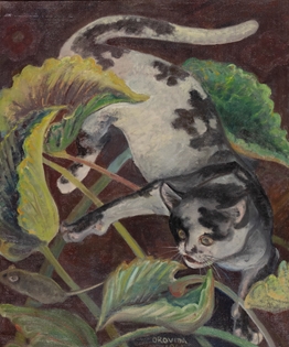 Orovida Pissarro - Cat and Mouse