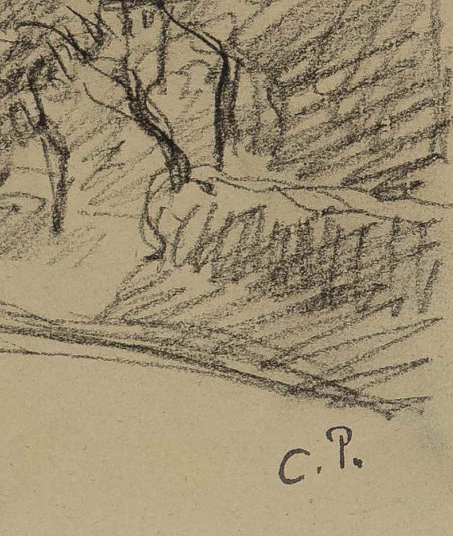 Chemin devant l'église, Éragny - Camille Pissarro (1830 - 1903)