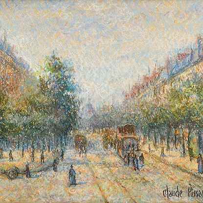 Les Grands Boulevards - H. Claude Pissarro (b. 1935 - )
