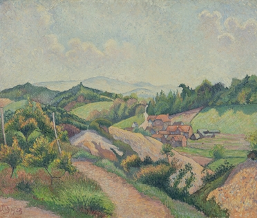 Lucien Pissarro - Coldharbour from the Common
