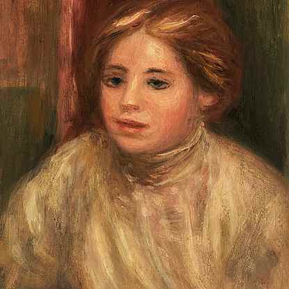 Tête de Femme Blonde - Pierre-Auguste Renoir (1841 - 1919)