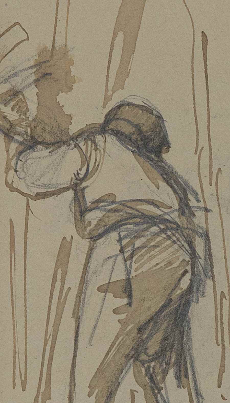 Paysan de dos - Camille Pissarro (1830 - 1903)
