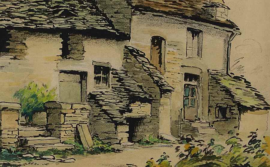 Le corp de ferme - Paulémile Pissarro (1884 - 1972)