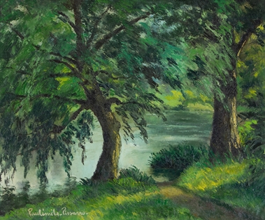 Paulémile Pissarro - Bord de lac