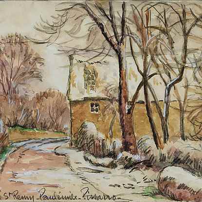 Route de St Rémy - Paulémile Pissarro (1884 - 1972)