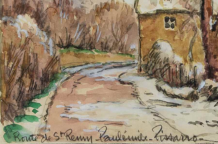Route de St Rémy - Paulémile Pissarro (1884 - 1972)