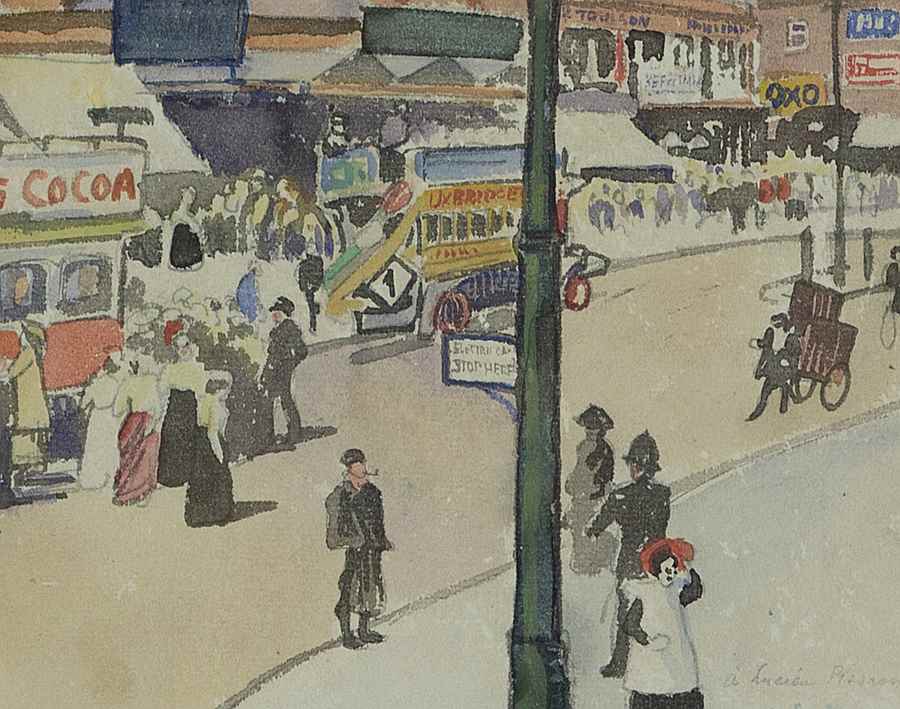 Uxbridge Road, London - Ludovic-Rodo Pissarro (1878 - 1952)