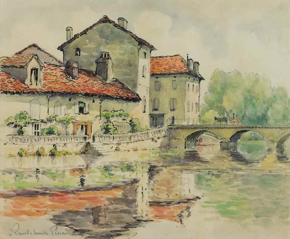 Le Pont - Paulémile Pissarro (1884 - 1972)