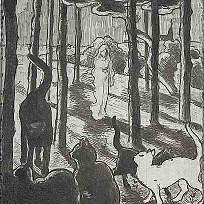 Les trois contes (Flaubert) - Georges Manzana Pissarro (1871 - 1961)