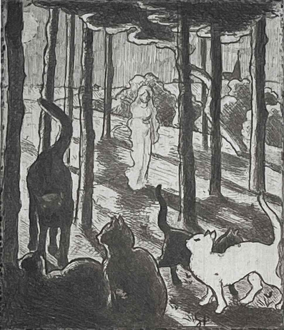Les trois contes (Flaubert) - Georges Manzana Pissarro (1871 - 1961)