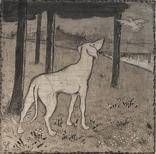 Georges Manzana Pissarro - Le chien de la colombe