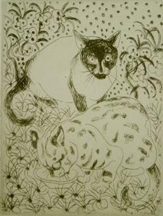 Orovida Pissarro - Siamese Cats
