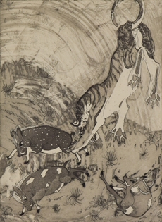 Orovida Pissarro - Peccarys and Tiger Pranks