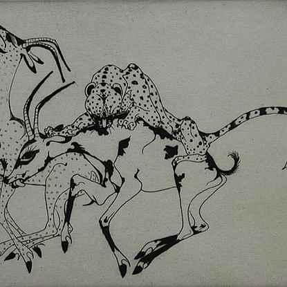 Cheetah - Orovida Pissarro (1893 - 1968)