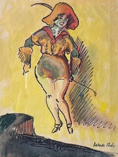 Ludovic-Rodo Pissarro - Cabaret Girl