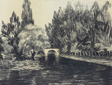 Paulémile Pissarro - Le Pont du Vey
