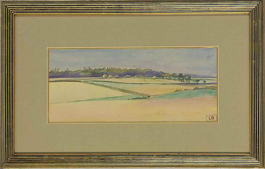 Landscape with Haystacks - Ludovic-Rodo Pissarro (1878 - 1952)