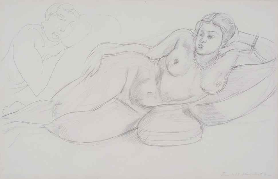 Femme Couchée - Henri Matisse (Le Cateau-Cambrésis, France 1869 - Nice, France 1954)