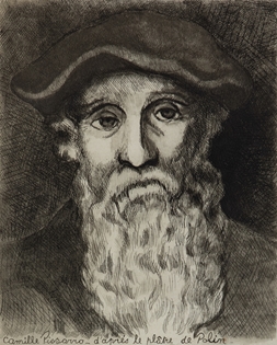 Paulémile Pissarro - Camille Pissarro – d’après le plâtre de Polin