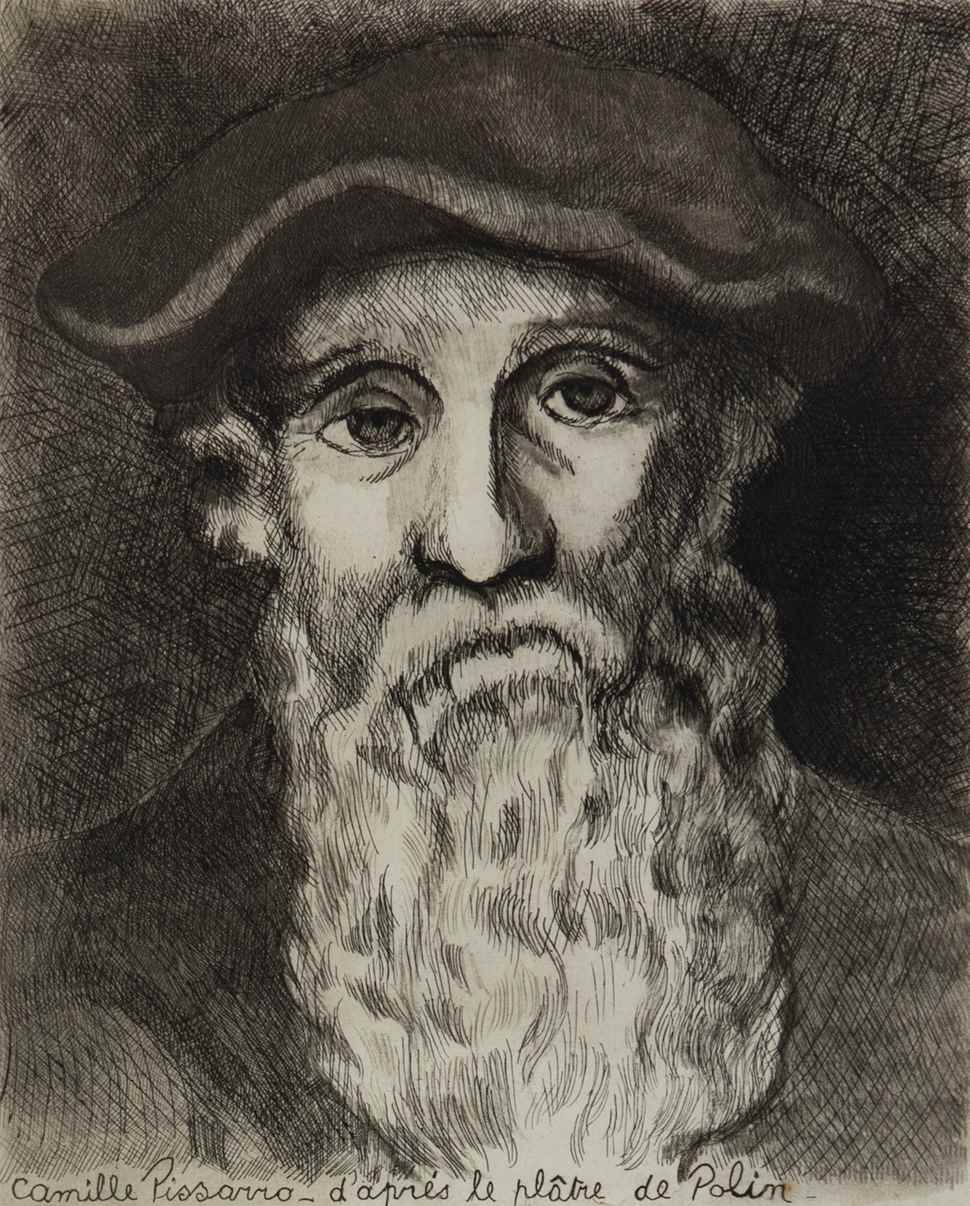 Camille Pissarro – d’après le plâtre de Polin - Paulémile Pissarro (1884 - 1972)