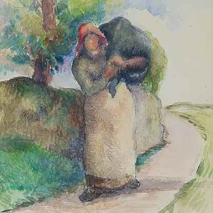 Porteuse de Fagots - Camille Pissarro (1830 - 1903)