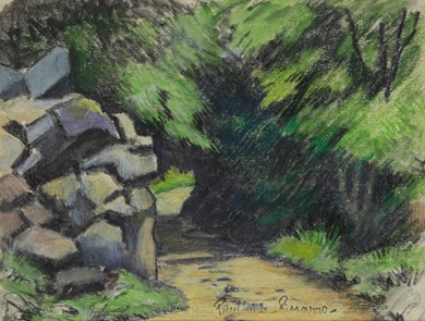 Paulémile Pissarro - Un Chemin dans la Forêt