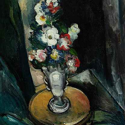 Le Guéridon au vase de fleurs - Maurice de Vlaminck (1876 - 1958)