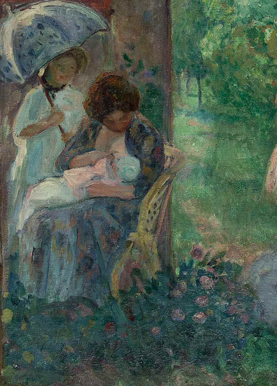 Femmes et Enfants dans un Jardin en Été - Henri Lebasque (1865 - 1937)