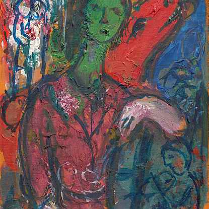 Esquisse pour "Portrait de Vava" - Marc Chagall (1887 - 1985)