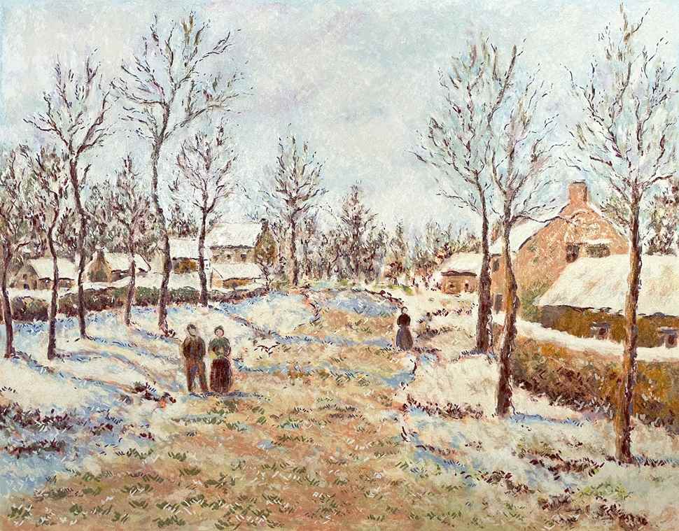 The Four Seasons - Winter - Lélia Pissarro, Early Figurative (b. 1963)