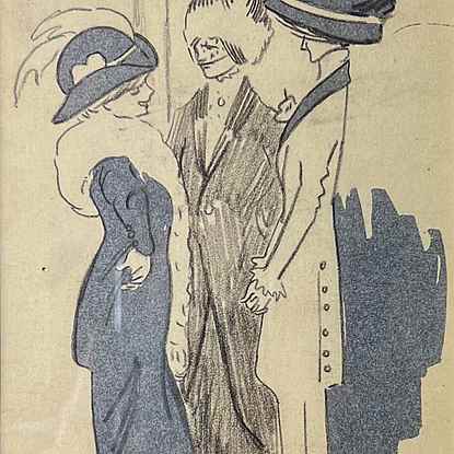 Les Élégantes - Ludovic-Rodo Pissarro (1878 - 1952)