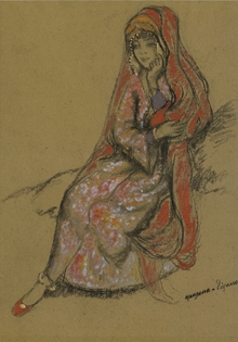 Georges Manzana Pissarro - Young Morrocan Woman