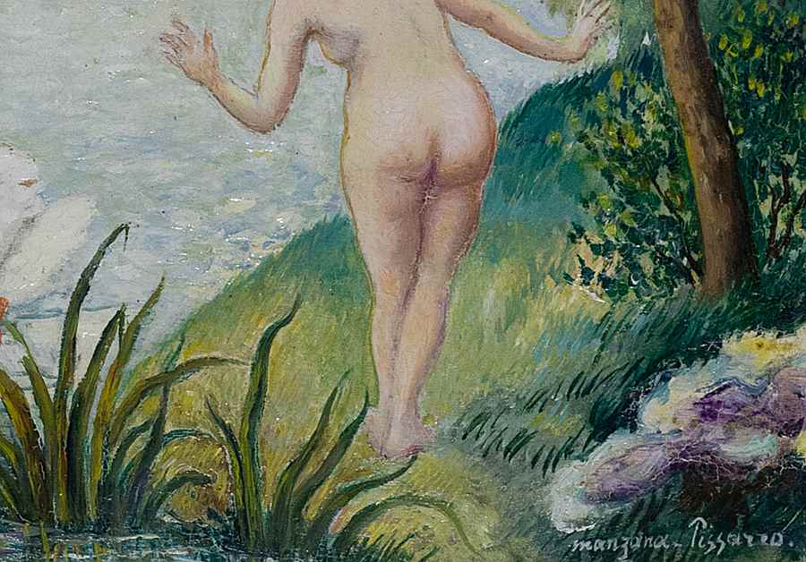 Baigneuses avec cygne - Georges Manzana Pissarro (1871 - 1961)