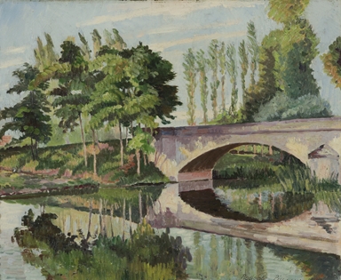 Ludovic-Rodo Pissarro - Le pont de Normandie