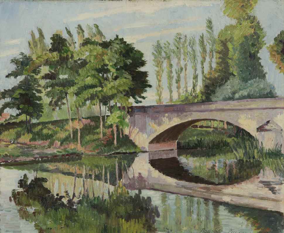 Le pont de Normandie - Ludovic-Rodo Pissarro (1878 - 1952)
