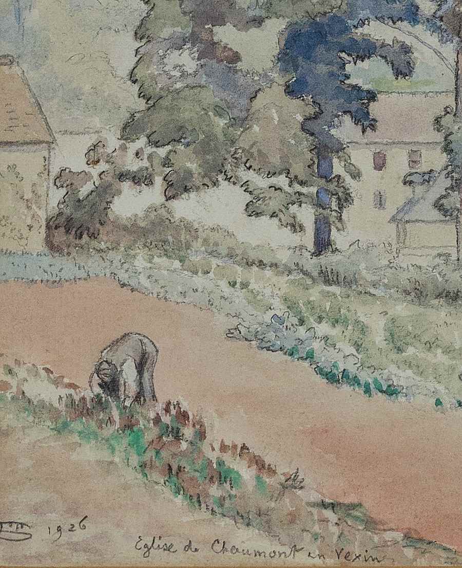 Église de Chaumont-en-Vexin - Lucien Pissarro (1863 - 1944)