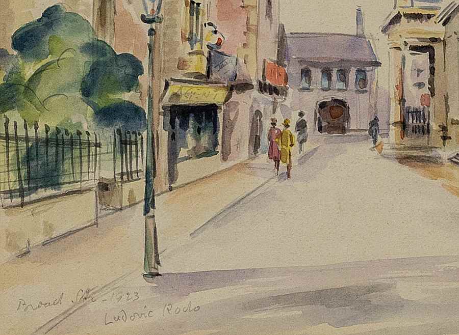 Broad Street - Ludovic-Rodo Pissarro (1878 - 1952)