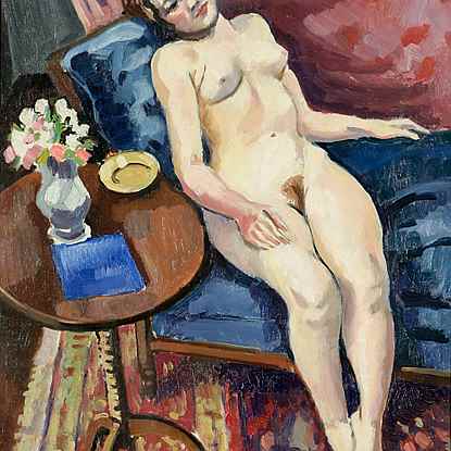 Nu au canapé bleu - Ludovic-Rodo Pissarro (1878 - 1952)