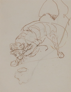 Orovida Pissarro - Study of Crouching Tiger