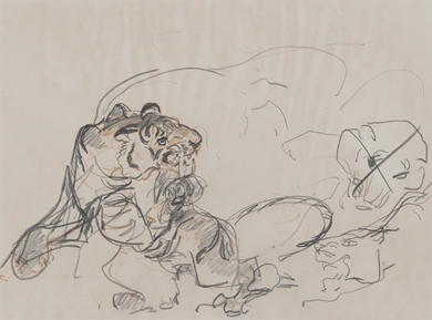 Orovida Pissarro - Pouncing Tiger