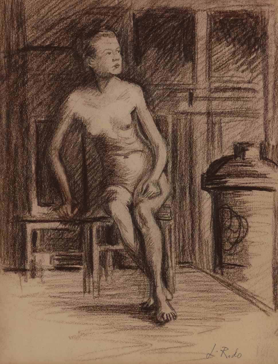 Nu Assise - Ludovic-Rodo Pissarro (178 - 1952)